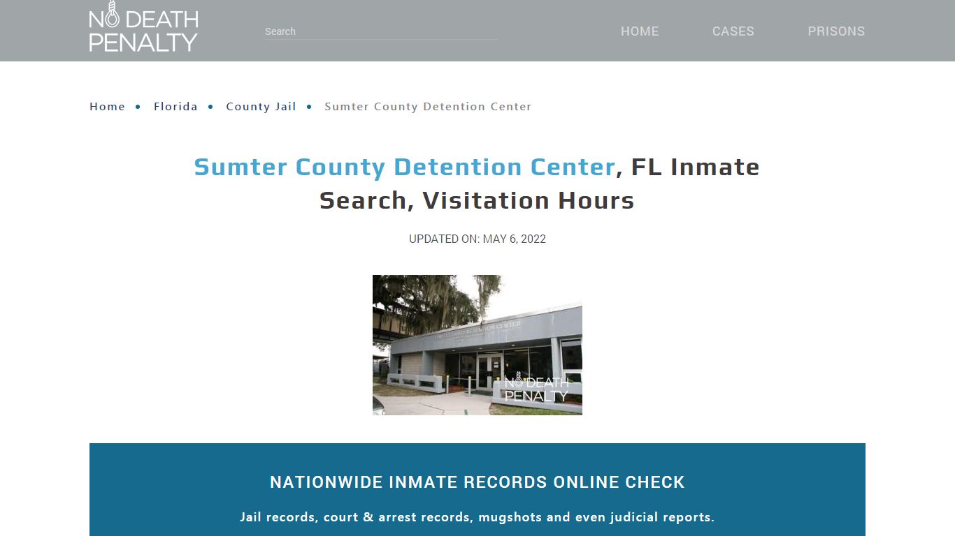 Sumter County Detention Center, FL Inmate Search ...